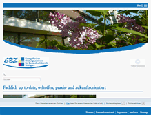Tablet Screenshot of ebz-pflege.de